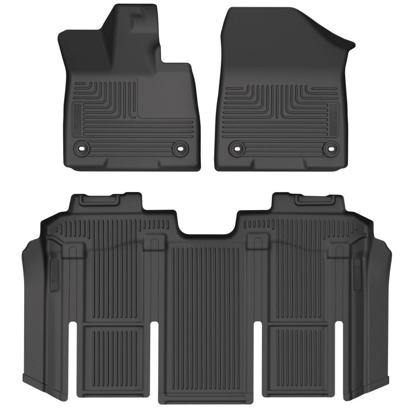 Husky Liners 21-25 Toyota Sienna WeatherBeater Front & 2nd Row Floor Liners - Black