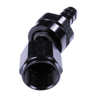 Russell 8AN ProClassic Crimp 30 Degree Hose End - Black