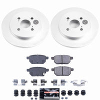 Power Stop 12-18 Toyota Yaris Rear Z23 Coated Brake Kit