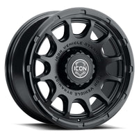 ICON Alloys Rancho 20x9 / 8x170 / 6mm / 5.25in BS DBL Black Wheel