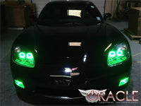 Oracle 05-13 Chevrolet Corvette C6 LED Fog Light Halo Kit - Green