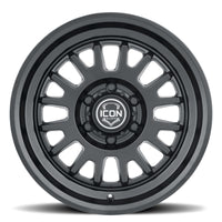 ICON Anza 17x8.5 5x5.5 0mm Offset 4.75in BS 108mm Hub Bore Satin Black Wheel