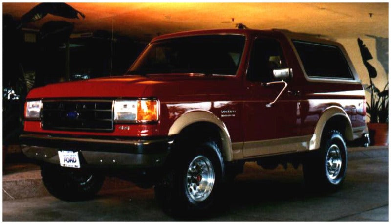 Husky Liners 87-91 Ford Bronco/F-100/F-150/F-250/F-350 EAF Style Fender Flares 4pc - Black