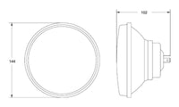 Hella Vision Plus 5.75 inch Round High/Low Beam Conversion Headlamp Kit