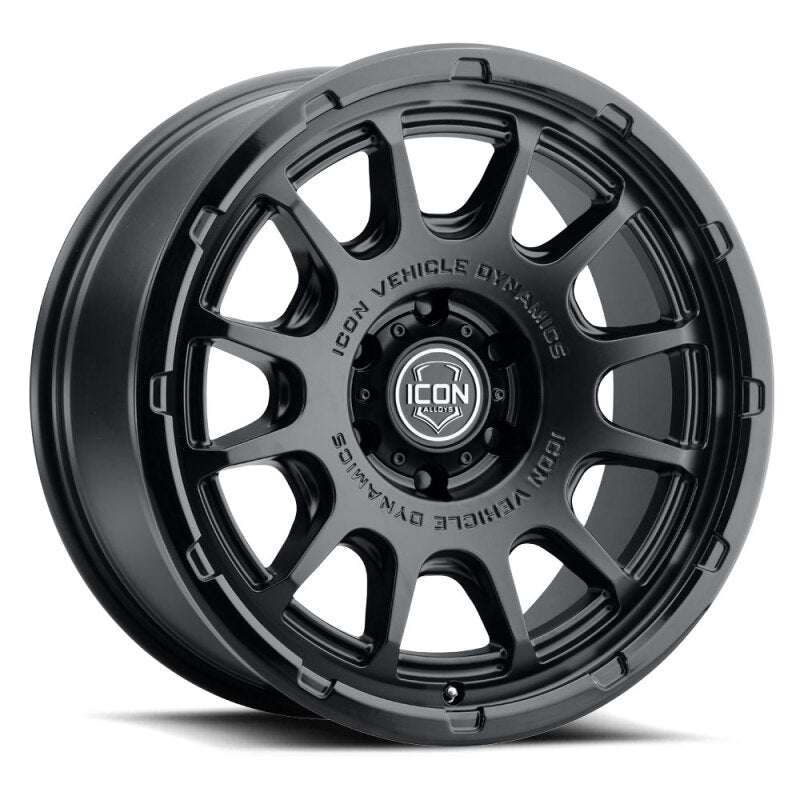 ICON Alloys Rancho 20x9 / 6x5.5 / 0mm / 5in BS DBL Black Wheel