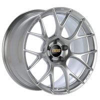 BBS RE-V7 18x9.5 5x114.3 ET45 Diamond Silver Wheel -82mm PFS/Clip Required