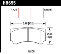 Hawk Alcon Street HPS Brake Pads
