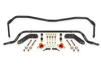 BMR 78-87 G-Body Front/Rear Hollow 32mm/25mm Sway Bar Kit w/ Bushings - Black Hammertone