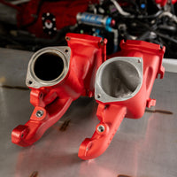 Wehrli 11-16 Chevrolet 6.6L LML Duramax High Flow Y-Bridge Kit - Chevy Orange