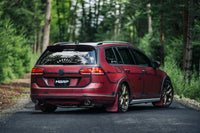 MBRP 17-19 VW Golf SportWagen/Alltrack 1.8T T304SS 3in Cat-Back 2.5in Dual Split Rear w/ CF Tips