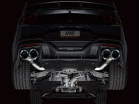 AWE 2024 Ford Mustang Dark Horse S650 RWD Track Edition Cat-Back Exhaust w/ Quad Chrome Silver Tips