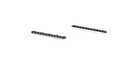 Road Armor TRECK Dual Upper 5ft Bed Accessory Rail & 5-Light Mounts - Tex Blk (Pair)