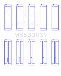 King Engine Bearings Mercedes Benz Om611.960/981/821/962/966 (Size +0.25mm) Main Bearing Set