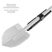 Go Rhino Xventure Gear Sharktooth Stackable Shovel - Textured Black