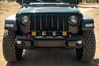DV8 Offroad 2018-2025 Wrangler JL Push Bar for Mopar Rubicon Steel Bumper
