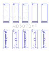 King Engine Bearings BMW S62 (Size 0.26) Main Bearing Set