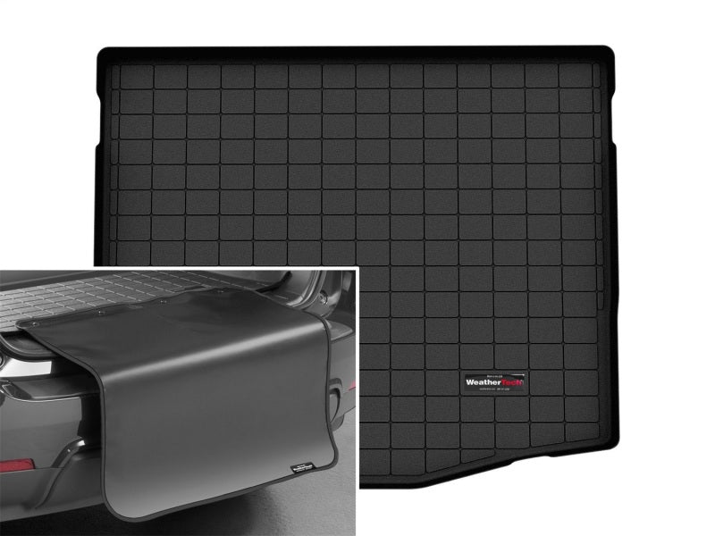 WeatherTech 2021+ Ford Mustang Mach-E Cargo With Bumper Protector - Black