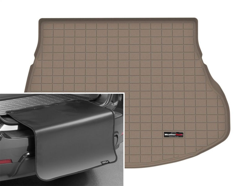 WeatherTech 22-24 Lexus NX (Incl. Hybrid) Behind 2nd Row Seat Cargo Liner w/Bumper Protector - Tan