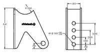 Ridetech Tri Link Axle Bracket