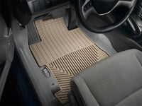 WeatherTech 06-11 Honda Civic Coupe / Si Coupe Front Rubber Mats - Tan