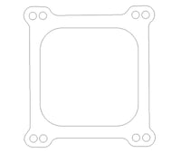 Cometic Holley 4 Barrel 4150 Style .047in Fiber Carburetor Gasket - 4.500in x4.500in - Open Plenum