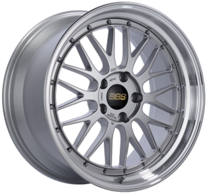 BBS LM 19x9.5 5x114.3 ET32 Diamond Silver Wheel PFS/Clip Required