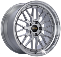BBS LM 19x9.5 5x1114.3 ET45 Diamond Silver Center Diamond Cut Lip Wheel - 82mm PFS/Clip Required