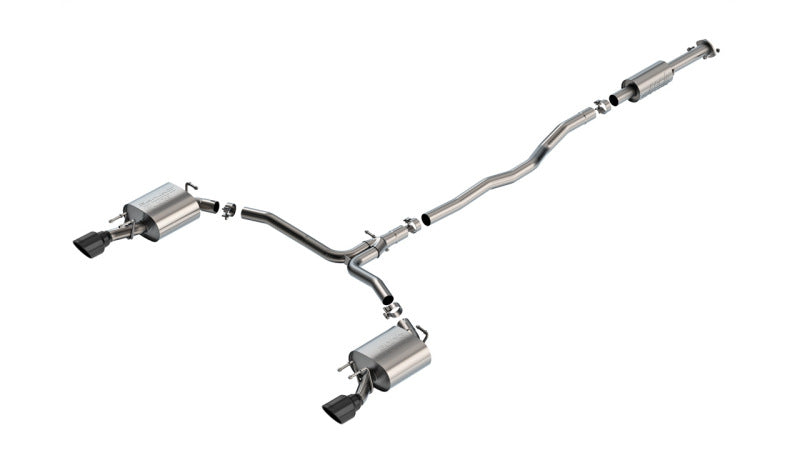 Borla 20-24 Toyota Camry TRD 3.5L V6 FWD S-Type Cat-back - Black Chrome