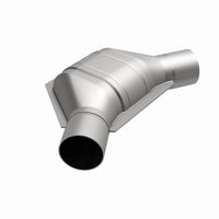MagnaFlow Universal Catalytic Converter 2.25 inch Angled O/O PC2 Front