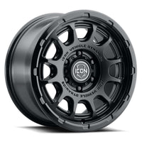 ICON Alloys Rancho 17x8.5 / 6x5.5 / 0mm / 4.75in BS DBL Black Wheel