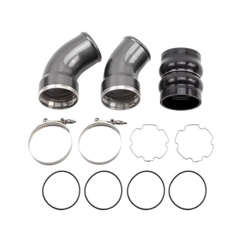 Wehrli 06-10 GM Duramax LBZ/LMM Passenger Side 3.5in Intercooler Pipe - Bengal Grey