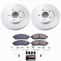 Power Stop 15-18 Chevrolet City Express Front Z23 Coated Brake Kit