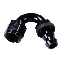 Russell 8AN Twist-Lok 150 Degree Hose End - Black