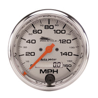 Autometer Pro-Cycle Gauge Speedo 3 3/4in 160 Mph Elec Silver