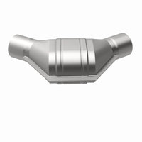 MagnaFlow Universal Catalytic Converter 2.25 inch Angled O/O PC2 Front