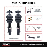 Air Lift Performance 98-06 Audi TT FWD Air Suspension Front Kit