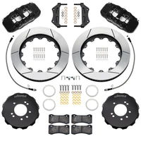 Wilwood 89-98 Nissan 240SX/89-94 Skyline/90-96 300ZX Aerolite 6R Fr BBK w/ 14in SLT Rotors - Black
