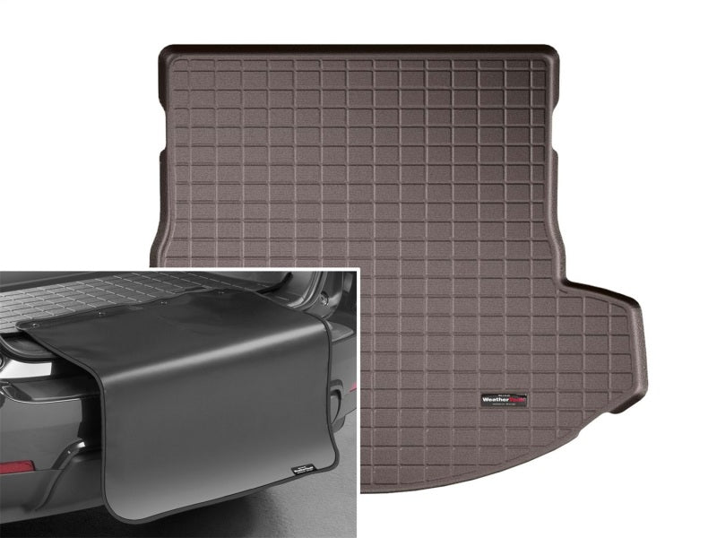 WeatherTech 16+ Mazda CX-9 Cargo Liners With Bumper Protector - Cocoa