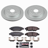 Power Stop 08-14 Cadillac CTS Rear Z23 Coated Brake Kit