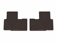 WeatherTech 2026 Honda Passport 2nd Row Rear All-Weather Floor Mats - Cocoa