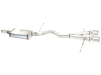 aFe MACHForce XP 2-1/2in SS-304 Cat-Back Exhausts w/ Polished Dual Tips 2008 VW Golf R32 V6-3.2L MKV