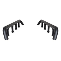 Go Rhino SRM500 Dual Rail Kit (For 55in. Long Rack) - Tex. Blk (Rails ONLY - Req. Platform)