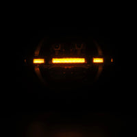 AlphaRex 18-23 Jeep Wrangler JL/Gladiator JT LED Proj Headlights Alpha-Blk w/ Activ Light/Seq Signal