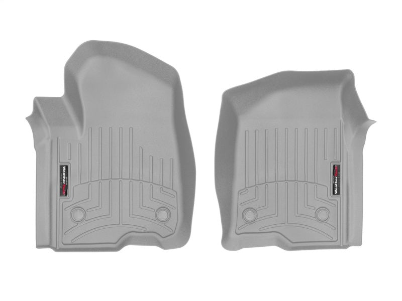 WeatherTech 2019+ Chevrolet Silverado 1500 Crew Cab Front FloorLiner - Grey