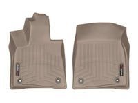 WeatherTech 2016+ Lexus RX Front FloorLiner - Tan