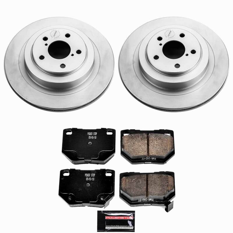 Power Stop 06-07 Subaru Impreza Rear Z23 Coated Brake Kit
