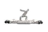 Akrapovic 15-17 Porsche Cayenne GTS (958 FL) Evolution Link Pipe Set (Titanium)