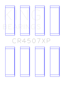 King Mazda MZR 2.3L 16v / Ford Duratec 2.3L 16v (Size +.25) Connecting Rod Bearing Set (Set of 4)