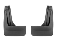 WeatherTech 18-23 Subaru Crosstrek No Drill Mudflaps Rear Pair - Black