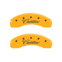 MGP 4 Caliper Covers Engraved Front & Rear Escalade Black finish silver ch